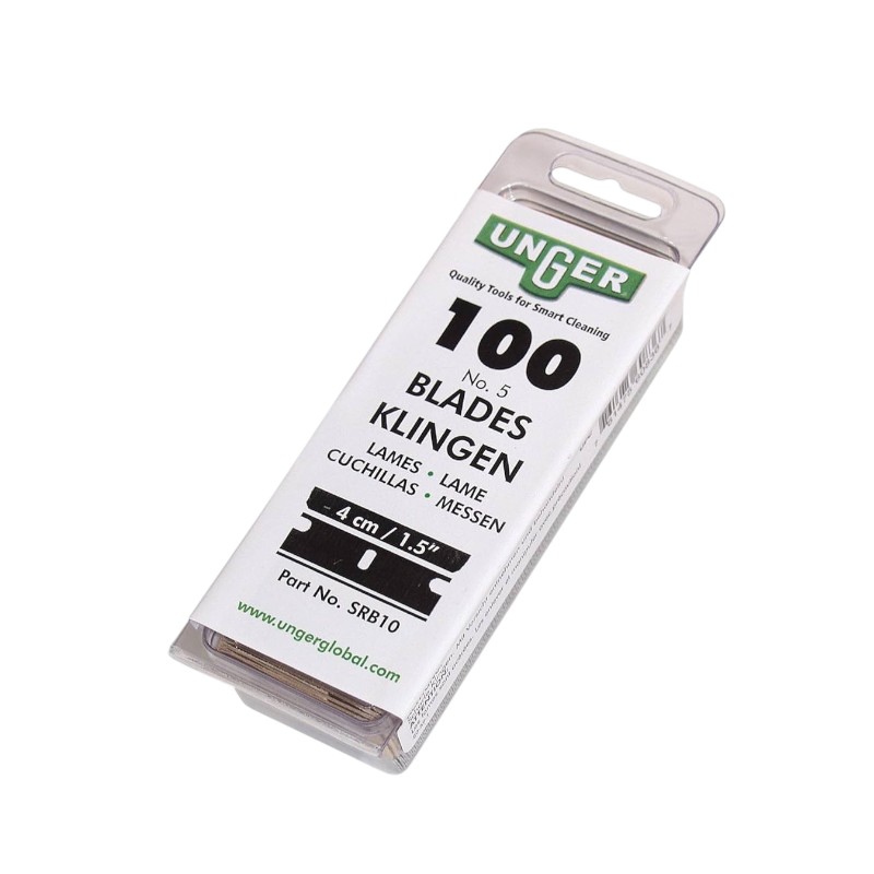 Unger® Krabbladen 4 cm carbon - Doos met 100 bladen